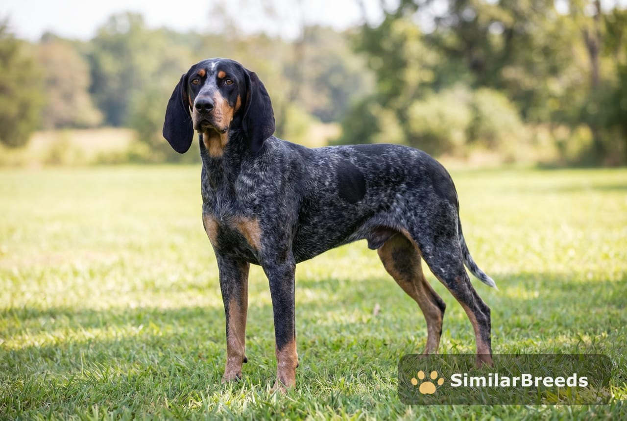 Bluetick Coonhound dog